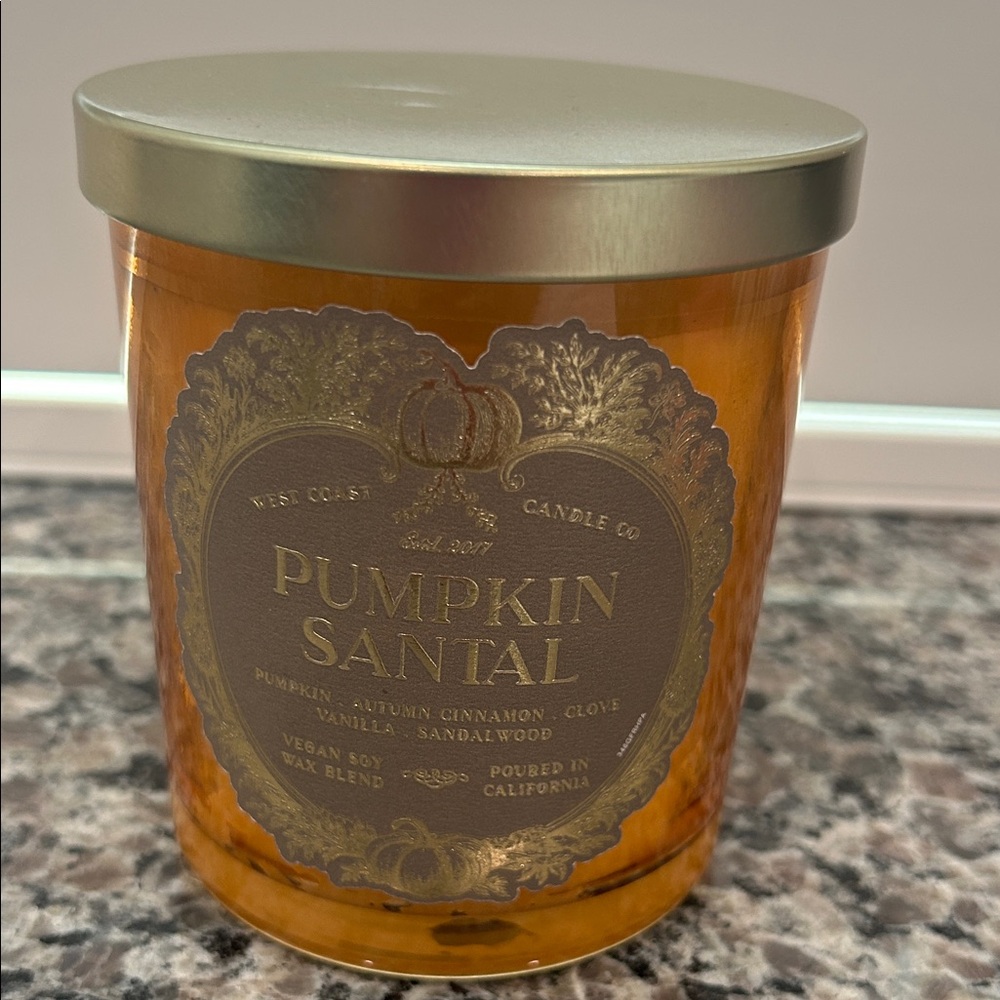 Leoben PUMPKIN SANTAL (Cinnamon Clove Vanilla Sandalwood) Halloween Candle 9 Oz
